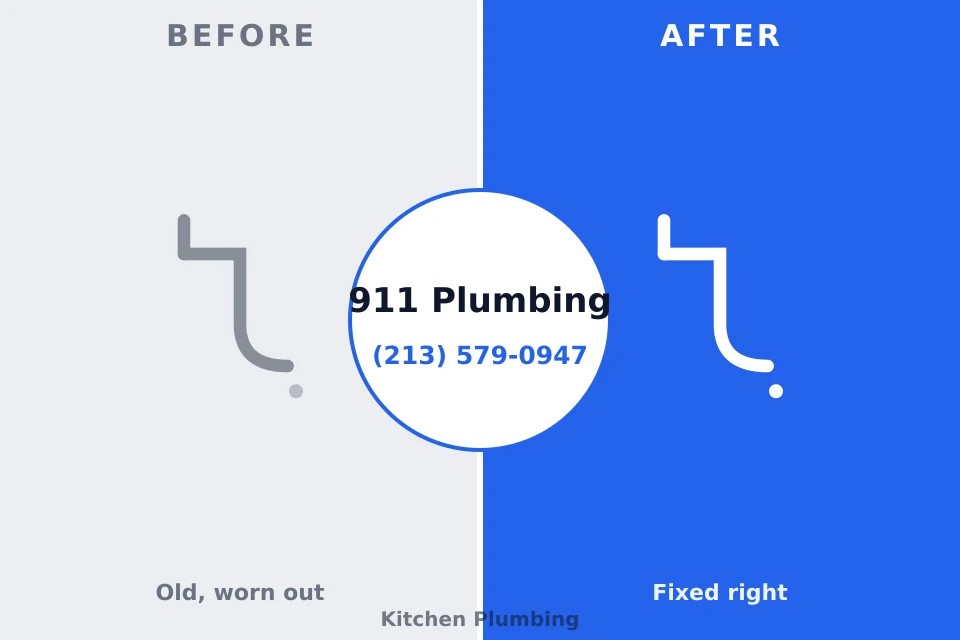 Before and after: plumbing company New Paris, IN
